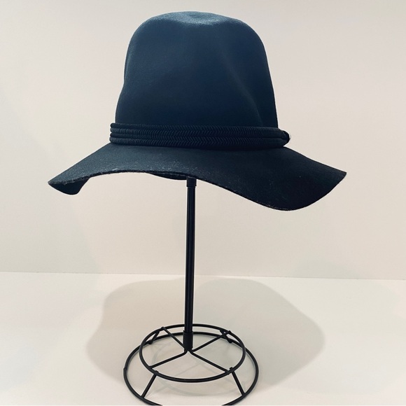 Maje 100% wool fedora hat with rope detail band main image 5